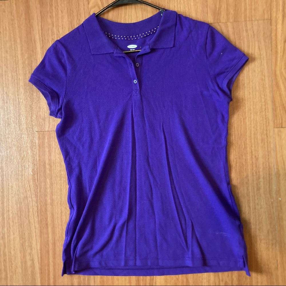Purple Button-Up